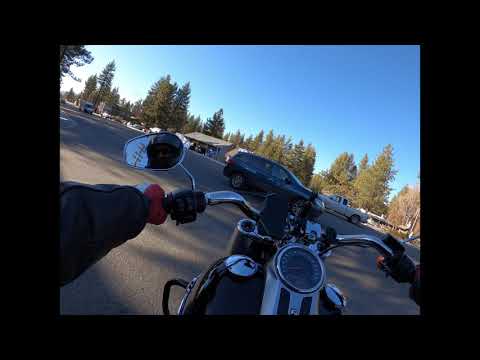 Calm before the storm. "WINTER WEATHER ADVISORY" LITTLE snow left in Big Bear Lake, CA. 3/2/2021. 4K