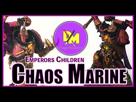 Kitbash and Paint: Emperors Children Chaos Space Marine