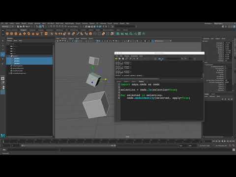 Maya Python Api Freeze Transformations