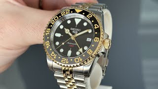2023 SSK001 GMT Two-Tone Seiko Mod (Rolex Guinness Style!)