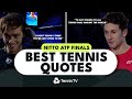 Djokovic & His Kids, Nadal Looks To 2023 & Rublev Popularity | Nitto ATP Finals 2022 Best Quotes