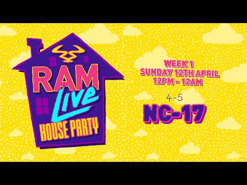 RAMLive House Party 12/04/20 - 4pm-5pm - NC-17