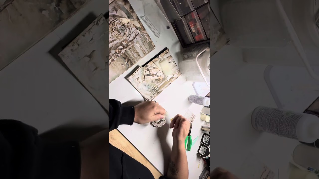 Master writing board set using White Forest from Paperomia