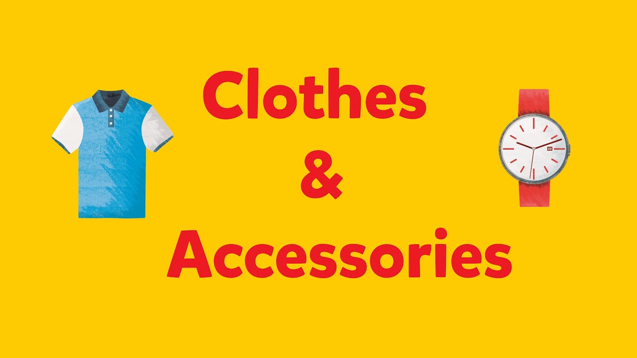 Clothes and Accessories | SESMA Picture Dictionary | English Vocabulary