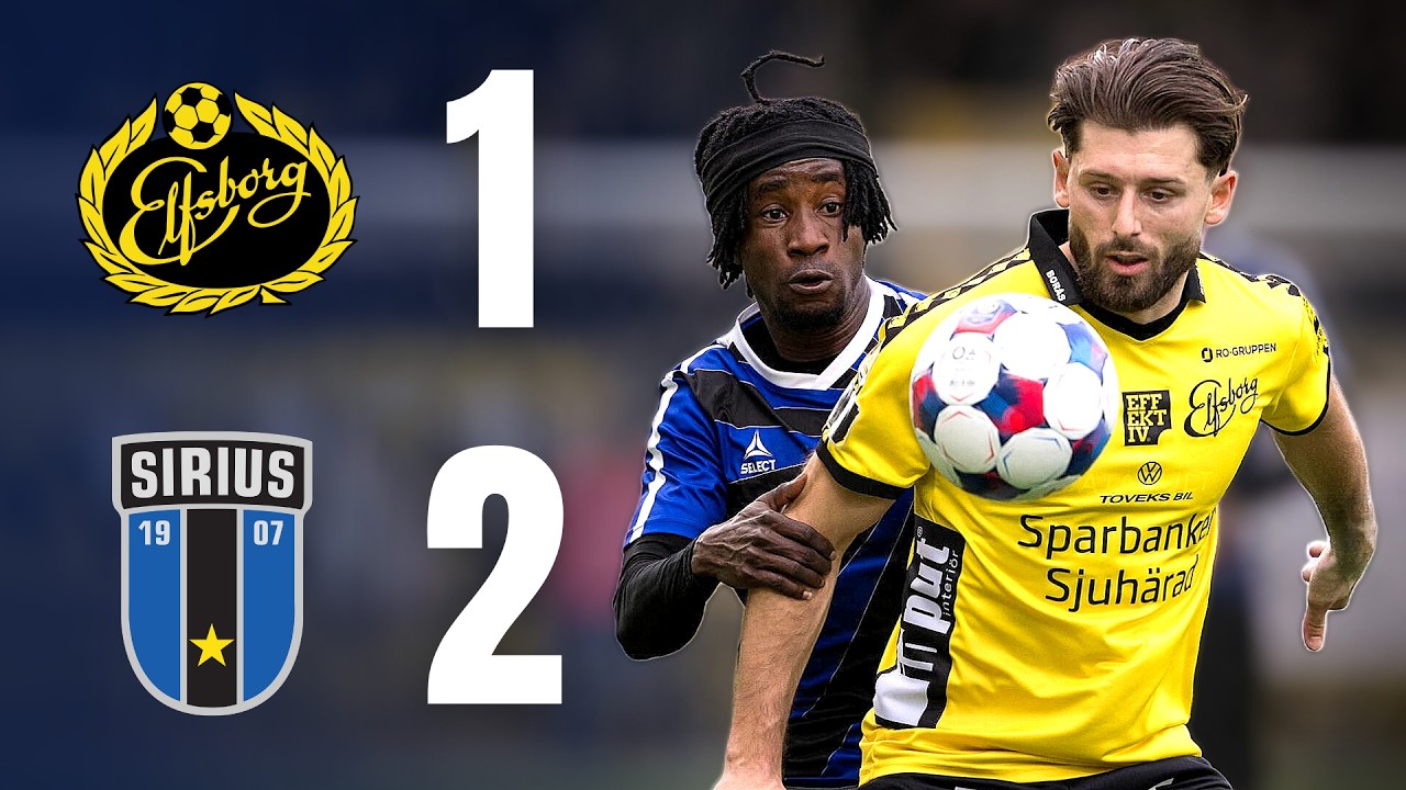 IF Elfsborg vs IK Sirius Highlights