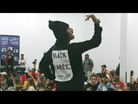 Larry Bourgeois Teaching his Class - Les Twins Montreal Workshop 2018