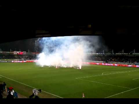 RKC Waalwijk - Excelsior VUURWERK SHOW vanaf tribune
