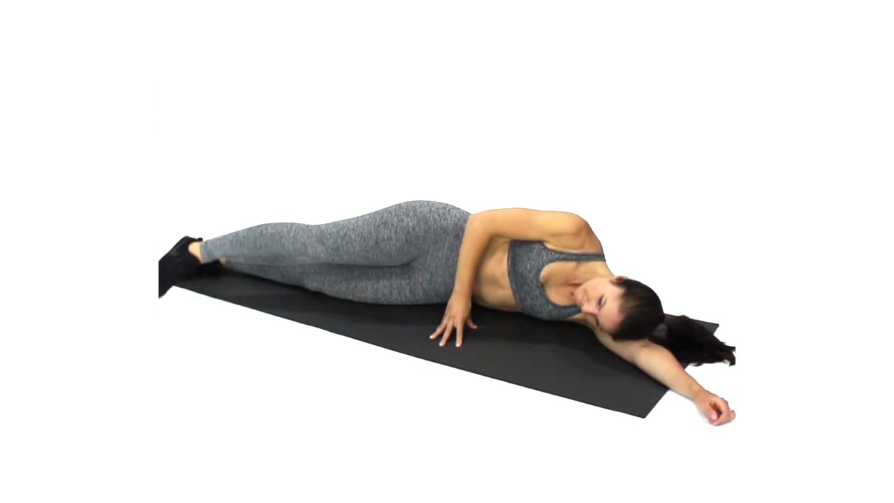 Side Lying Forward and Back Kicks - YouTube
