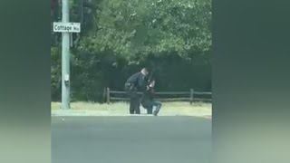 Video Shows CHP Officer Helping Blind Man In Need