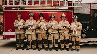 6 Babies in 8 Months: Firefighters Celebrate Department Baby Boom