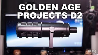 Video thumbnail for Golden Age Projects D2 Dynamic Broadcast Mic Review / Test by Podcastage