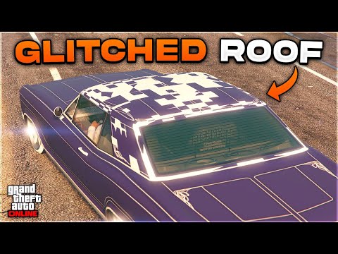 I Made A GLITCHED ROOF On The Buccaneer Custom in GTA 5 Online! (Easy Car Glitch)