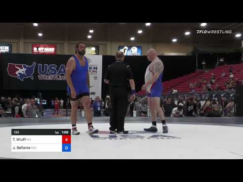 130 Lbs Rr Rnd 2 - Travis Wiuff, Minnesota Vs Joseph T Bellavia, Mad Cow Wrestling Club 6842