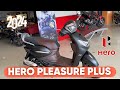 hero pleasure plus | 2024 model launch | men vs wonam scooter no road price lucknow all over