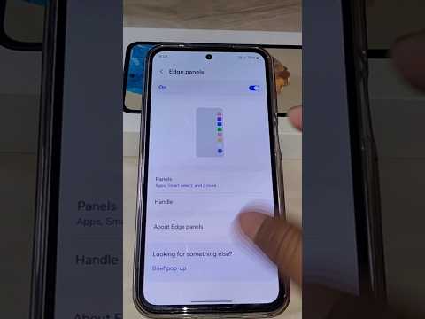 Samsung galaxy m35 Edge panel hidden Features