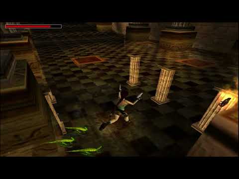 Tomb Raider IV Custom Level Speedrun - Baptisim of Fire: The Buried Temple [3:15]
