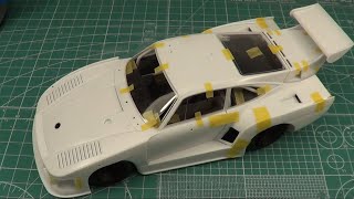 NuNu Porsche 935 K3 unboxing and test fit (NuNu 1/24 model kit)
