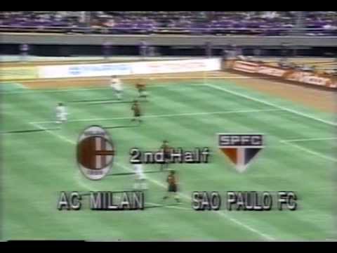 São Paulo 3x2 Milan - Final do mundial Interclubes 1993 Jogo Completo - Parte 2