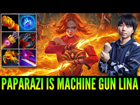 👉 PAPARAZI (EURUS) is Real Machine Gun With Lina - Dota 2 Highlights
