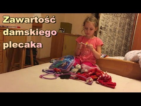 Zawartość damskiego plecaka