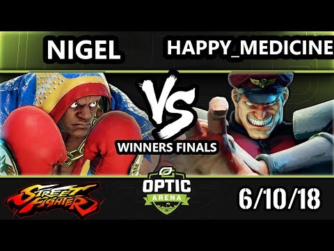 OpTic Arena 2018 SFV - Happy_Medicine (Bison) Vs GGEA | Nigel (Balrog) Street Fighter V WF