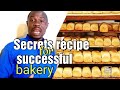 Bakery business secrets recipe for quality bread making.