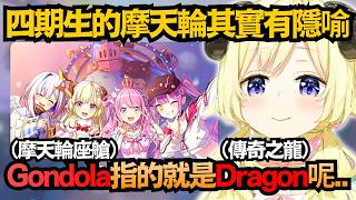 永遠是5個人！所以四期生才會是摩天輪...原來那位傳奇之龍一直都在啊！【角巻わため/角卷綿芽】【hololive中文/精華/翻譯】【ホロドリ】