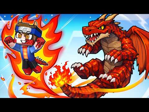 Trevor was reborn as a dragon in Naruto Minecraft.