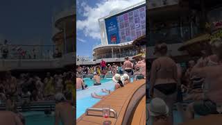 Everyone can do it! #linedance  #cruise #lido #poolparty #cruisingwithkids #travel #shorts