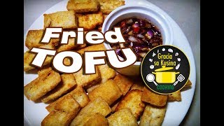 Fried TOFU with Soy Dipping Sauce