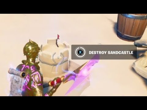 Destroy special sandcastles All Locations - Fortnite