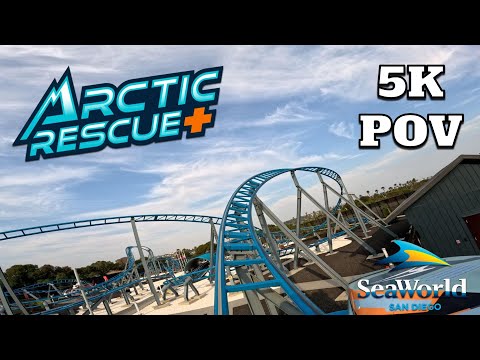 Front row point of view footage of Arctic Rescue
