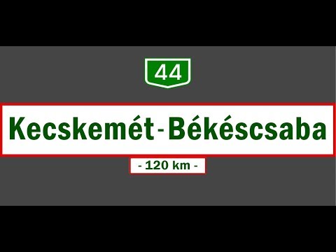 44-es főút || Main Road 44: Kecskemét - Békéscsaba (June 23, 2016)