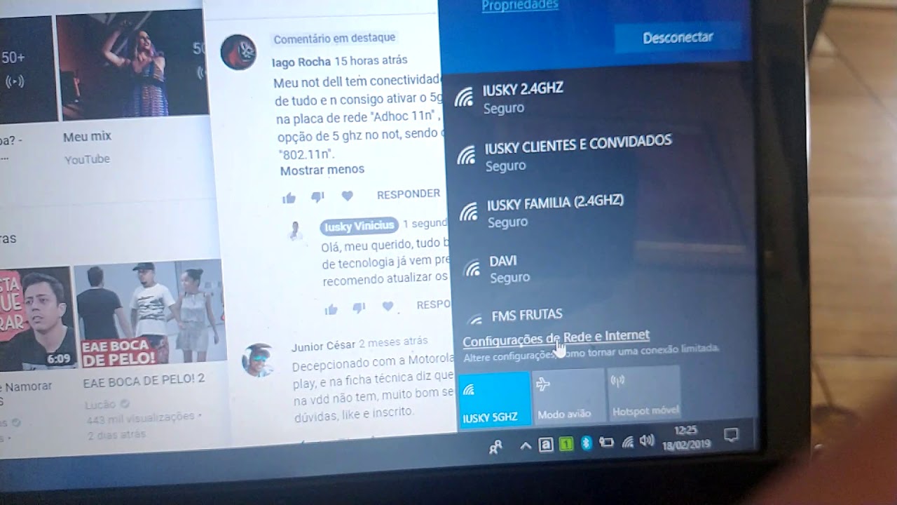 Notebook que não se conecta a rede wifi 5GHZ como resolver!