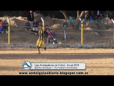 S. Aconquija 1 - Tiro Federal 0 (Anual 2018 - L.A.F.) - 7ma Fecha