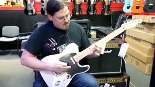 Video thumbnail for Fender Deluxe Nashville Telecaster in White Blonde by O.J. Van Malmsteen