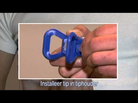 Graco Ultra Max II Platinum Tip en tiphouder installeren