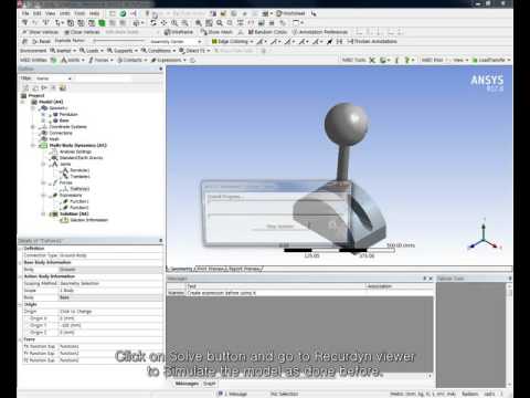 MBD for ANSYS 17 Tutorial - Inverted Pendulum