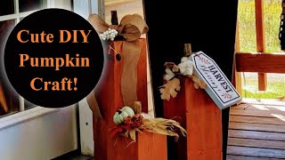 Cute DIY Pumpkin Craft | EverCrest