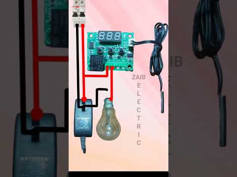 W1209 Temperature Controller Wiring  For Incubator | Short Animation