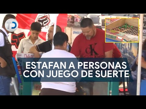 Estafan a personas en juego de 'fortuna'