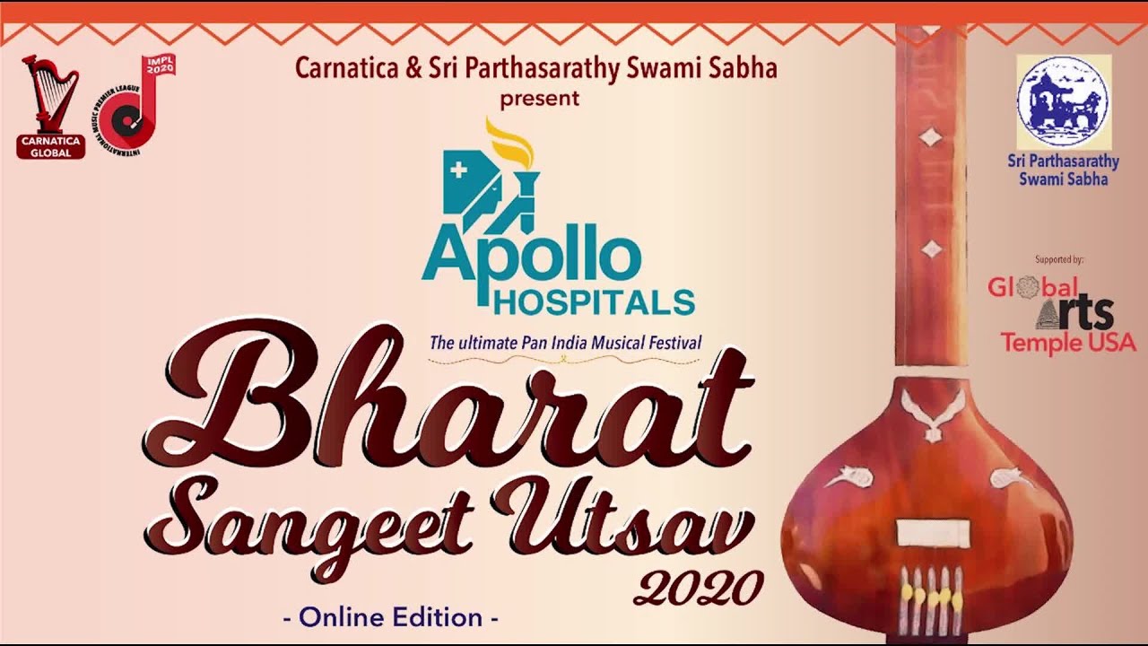Bharat Sangeet Utsav 2020 - Presents Jwaalaa by Indian Percussion Icon Dr.Umayalpuram K.Sivaraman