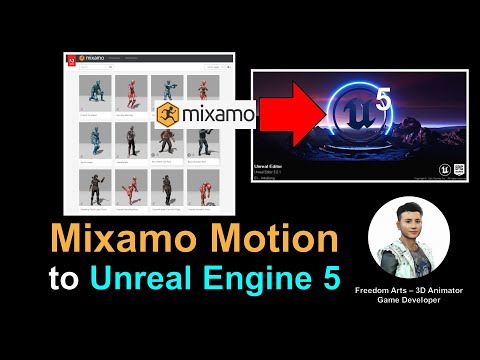 Mixamo Motion to Unreal Engine 5 - Full Tutorial