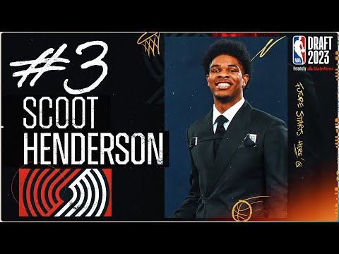 Scoot Henderson Goes #3 Overall In The 2023 #NBADraft