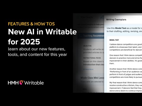 New AI in Writable for 2025