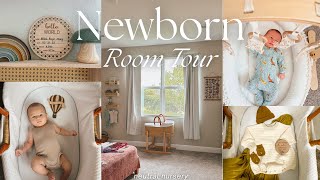 Newborn Bedside Room Tour // neutral nursery