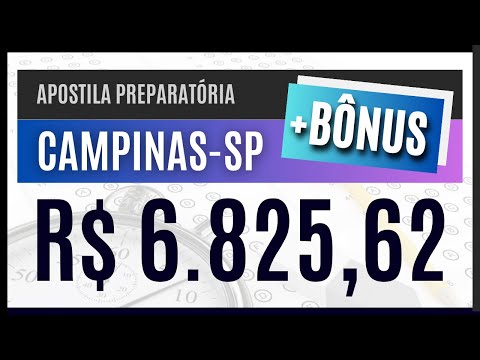 Apostila de CAMPINAS - SP 2023 - Apostila PREPARATÓRIA para Professor de Educação Básica I