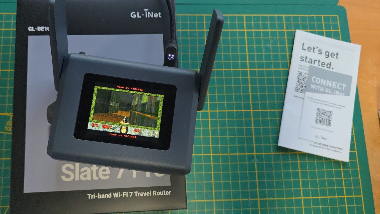 Doom on the Slate 7 Pro Travel Router - GL-BE10000 GL-iNet