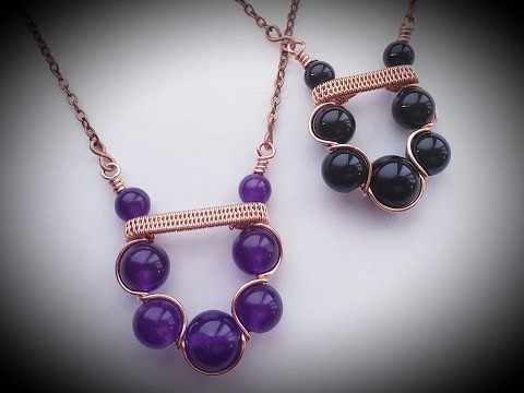 PART A / Unusual Elegance Necklace - Cheryl St. Pierre of Majestic Wire Artworks