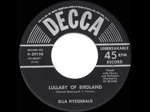 1954 Ella Fitzgerald - Lullaby Of Birdland (Sy Oliver Orch.)